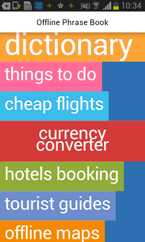 travel industry dictionary