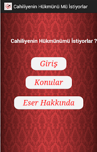 Cahiliyenin Hükmünü İstiyorlar(圖2)-速報App