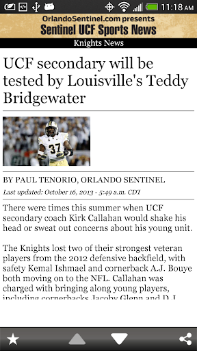 【免費運動App】Orlando Sentinel UCF Sports-APP點子