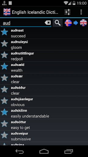 Offline English Icelandic Dict