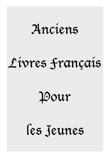 Anciens Livres Francais Jeunes