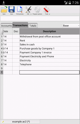 Banana Accounting 7