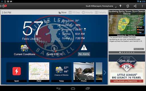 【免費運動App】Little League WeatherBug-APP點子