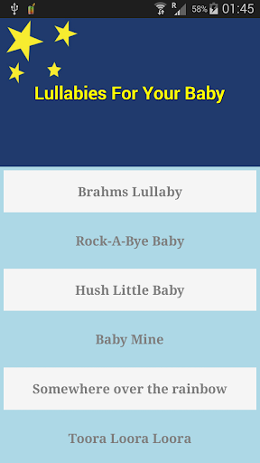 Lullaby for babies