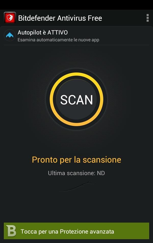 Android application Bitdefender Antivirus screenshort