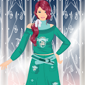 Chic Winter Dresses Girl Game icon