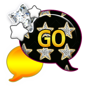 GO SMS - Gold Diamond Star 個人化 App LOGO-APP開箱王