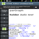 HTML Editor mobile app icon