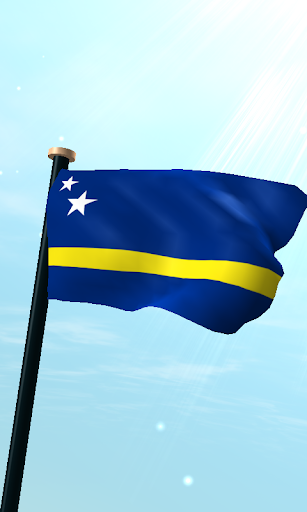 Curaçao Flag 3D Free Wallpaper