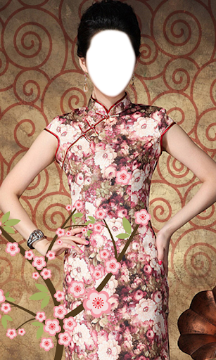 Chinese Dress Photo Montage