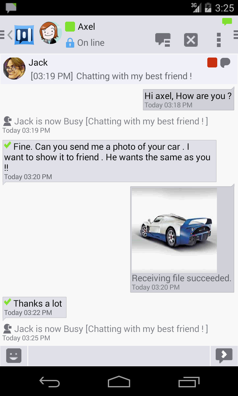 Bluejabb IM XMPP/Jabber Screen 3