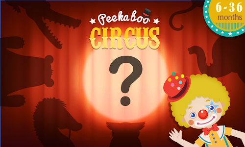 Android application Peekaboo Circus screenshot