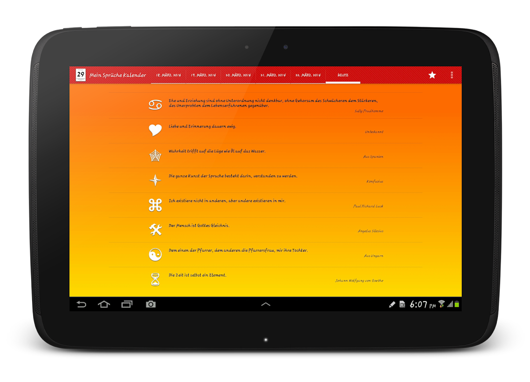 Download Sprueche fuer kalender For Android