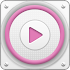PlayerPro Cloudy Pink Skin4.1