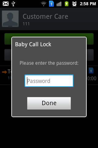 Baby Call Lock