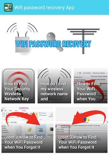 Wifi password recovery advice