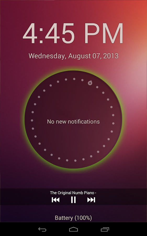 Ubuntu Lockscreen - screenshot