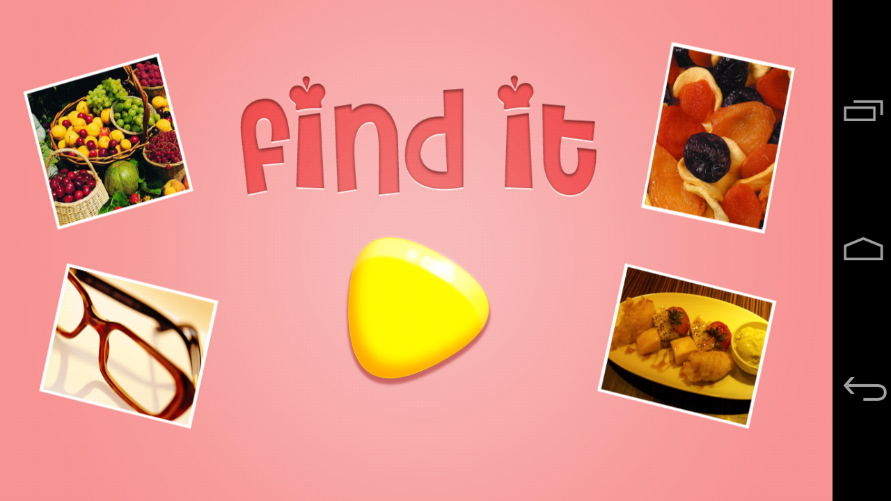 Android application Find It screenshort