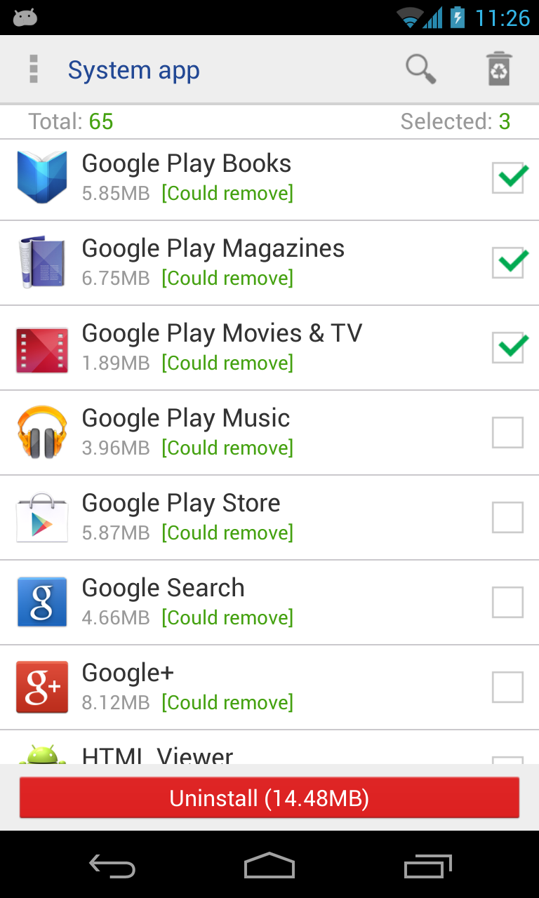 System App Remover Pro v6.1 Paid APK