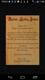 Random Looting Journal RPG poster 6
