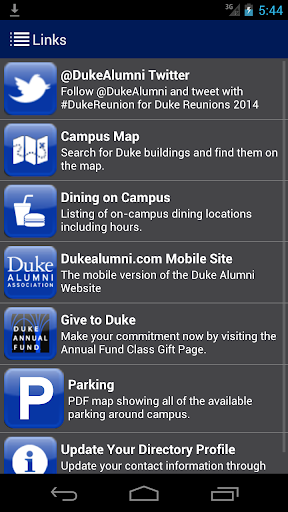 【免費商業App】Duke Reunions 2014-APP點子