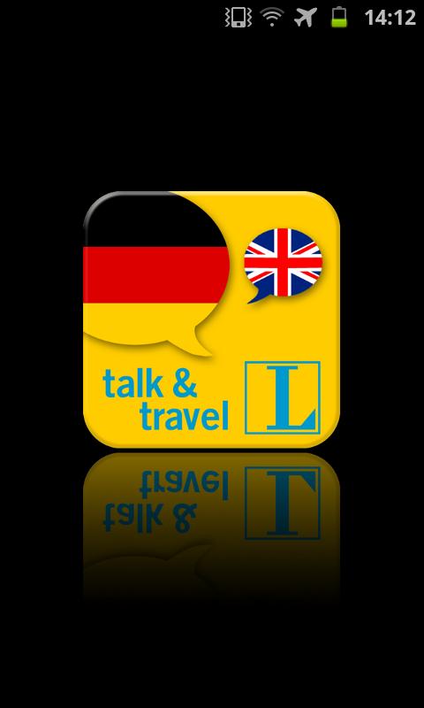 Android application German talk&amp;travel screenshort