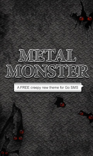 Metal Monster Go SMS Pro Theme
