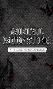 How to install Metal Monster Go SMS Pro Theme 1.1 unlimited apk for pc