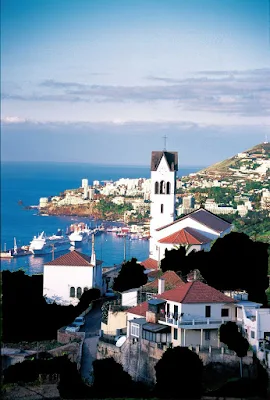 Funchal, the scenic capital of Madeira, Portugal.