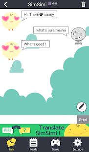 SimSimi - tela de miniaturas