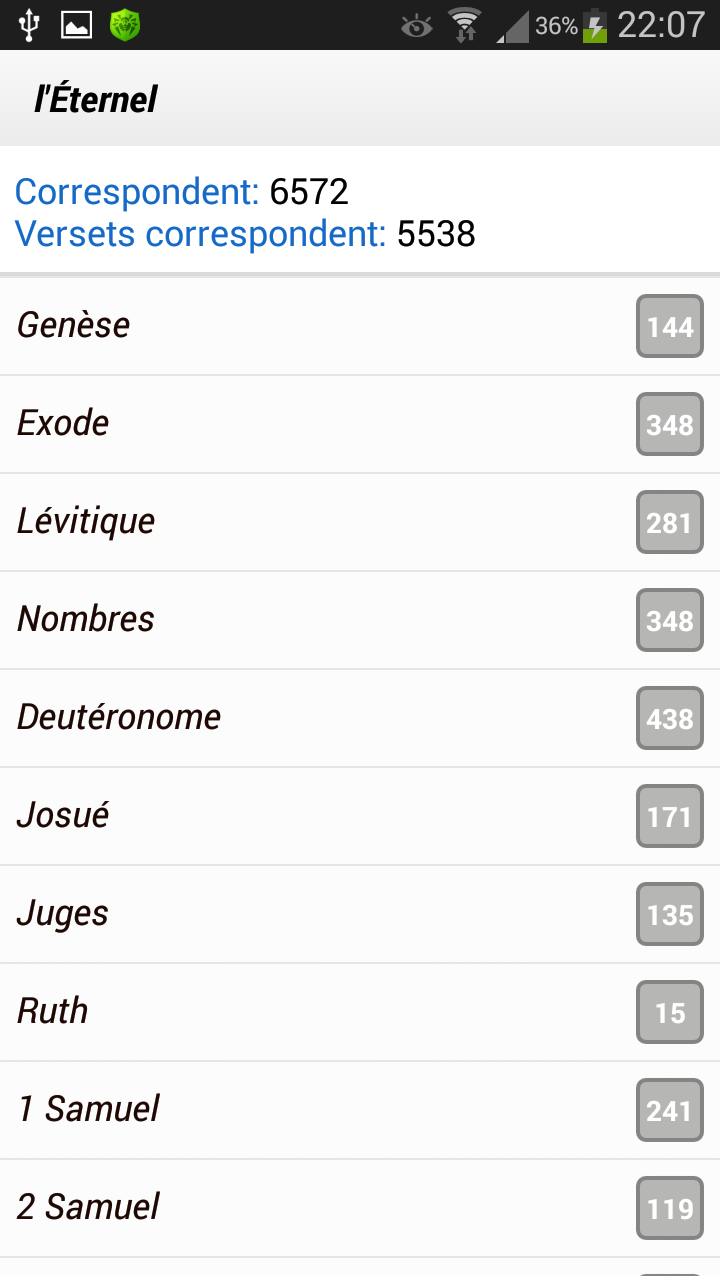 Concordance Biblique Pro Screen 3