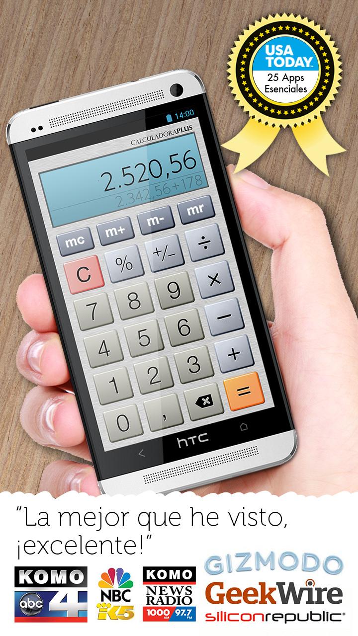Android application Calculator Plus screenshort