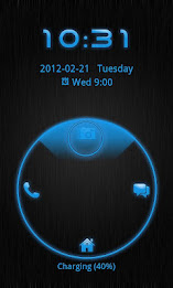 Go Locker Theme Blue Tech poster 4