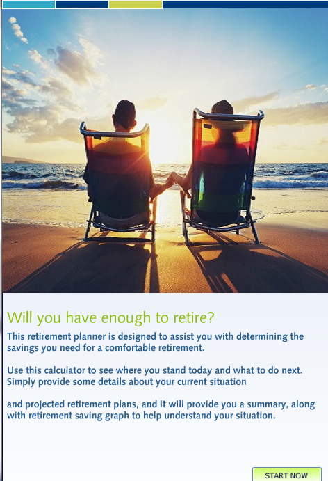 Android application Retirement Planner screenshort