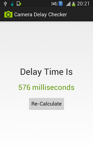 Camera Delay Time Checker