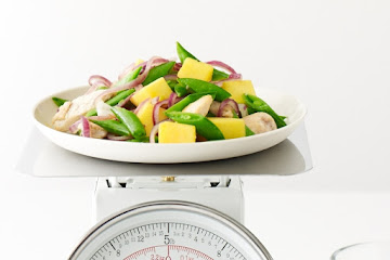 Stir-Fried Chicken with Mango, Sugar Snap Peas and Jalapeño