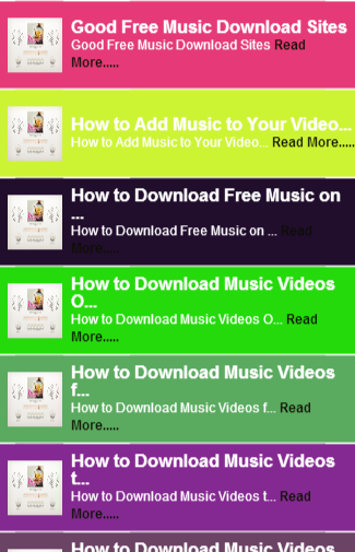 【免費書籍App】Free Music Video Guide-APP點子