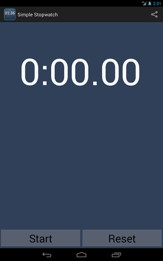 Simple Stopwatch Android Apps on Google Play