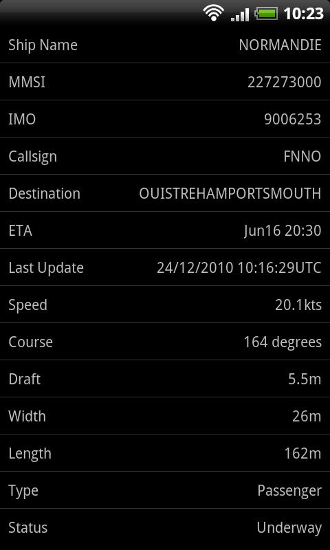 Ship Finder Screen 3