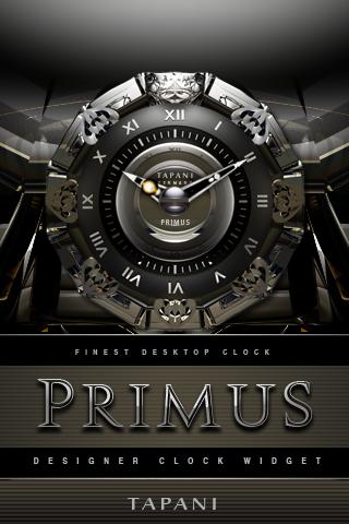 Android application PRIMUS Luxury Clock Widget screenshort