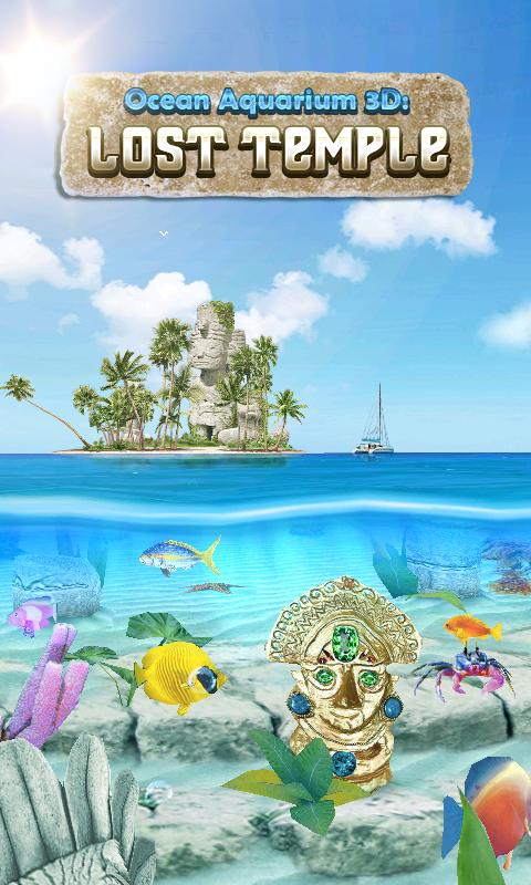 Android application Ocean Aquarium 3D: Lost Temple screenshort