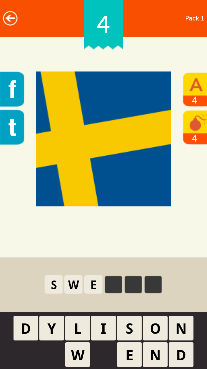 Guess the Country! Screen 2