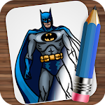 Cover Image of ダウンロード Drawing Super Heroes 1.02 APK