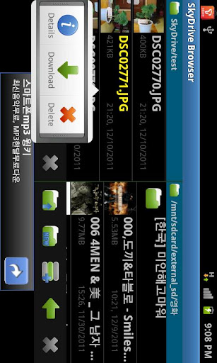 Browser for SkyDrive