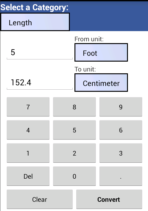   Quick Unit Converter- screenshot  