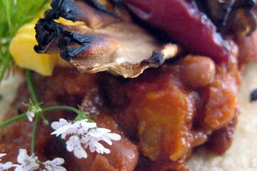 Peachy Chili Bean Tacos