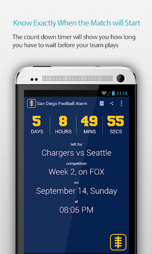 San Diego Football Alarm