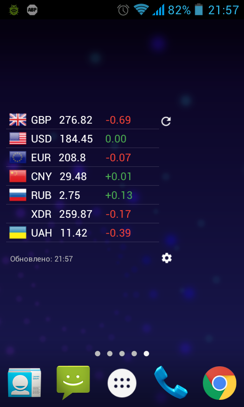 Виджет курсов валют НБРКのおすすめ画像3