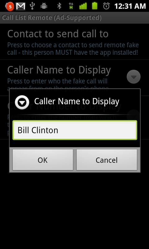 Call Faker Remote ™ (ad-free) Screen 3