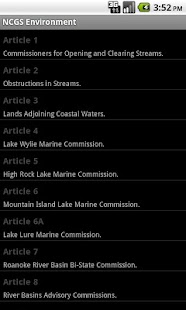Download NC General Statutes - Envir APK